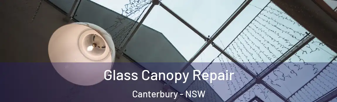  Glass Canopy Repair Canterbury - NSW