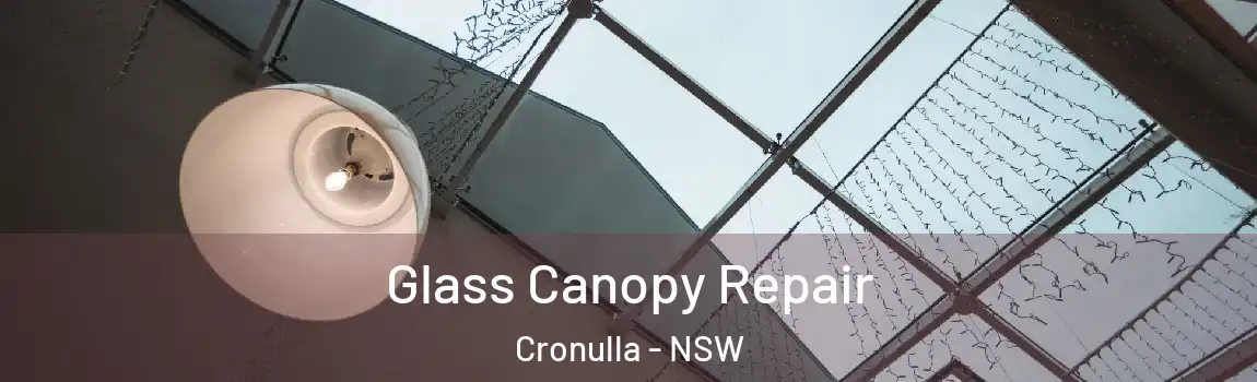  Glass Canopy Repair Cronulla - NSW