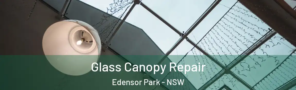  Glass Canopy Repair Edensor Park - NSW