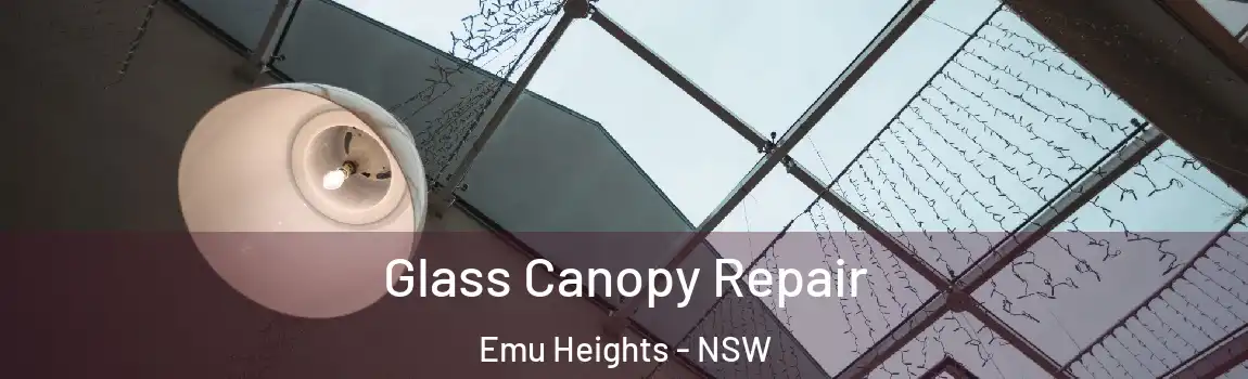  Glass Canopy Repair Emu Heights - NSW