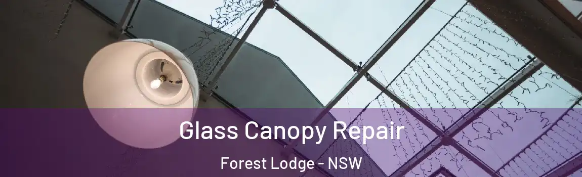  Glass Canopy Repair Forest Lodge - NSW
