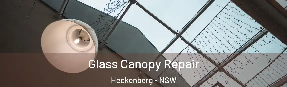  Glass Canopy Repair Heckenberg - NSW