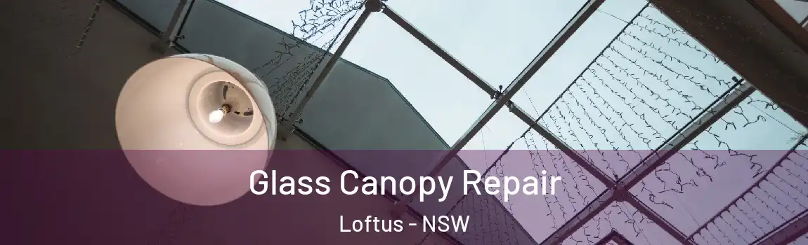  Glass Canopy Repair Loftus - NSW