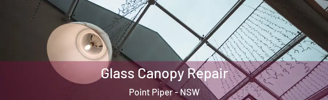  Glass Canopy Repair Point Piper - NSW