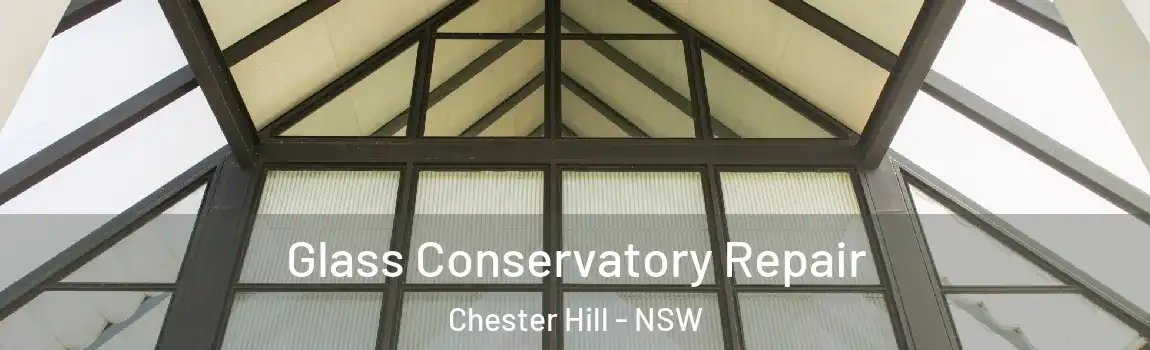  Glass Conservatory Repair Chester Hill - NSW