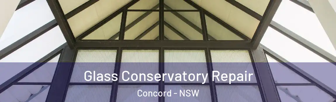  Glass Conservatory Repair Concord - NSW