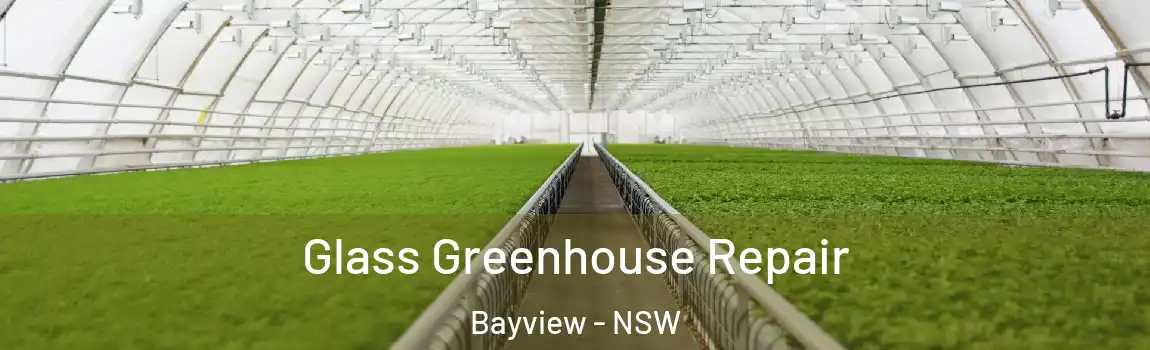  Glass Greenhouse Repair Bayview - NSW