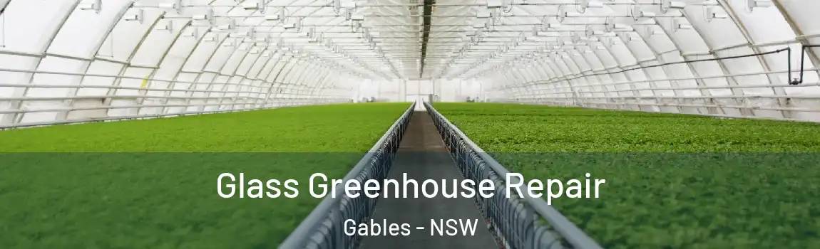  Glass Greenhouse Repair Gables - NSW