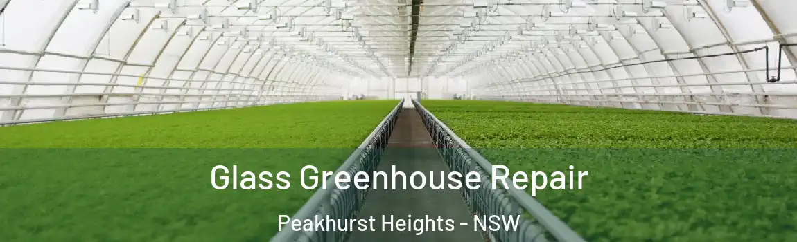  Glass Greenhouse Repair Peakhurst Heights - NSW