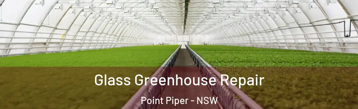  Glass Greenhouse Repair Point Piper - NSW