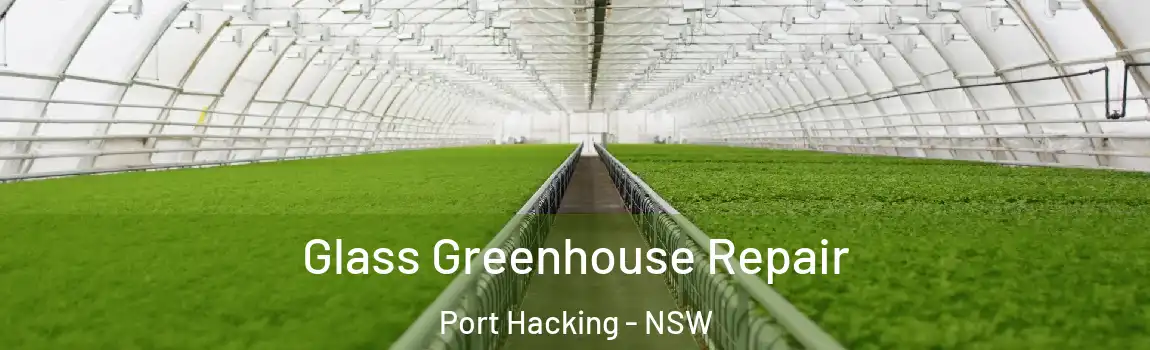  Glass Greenhouse Repair Port Hacking - NSW