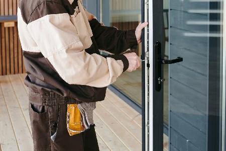 Cleaning And Polishing Glass Door Installation in Penrith
